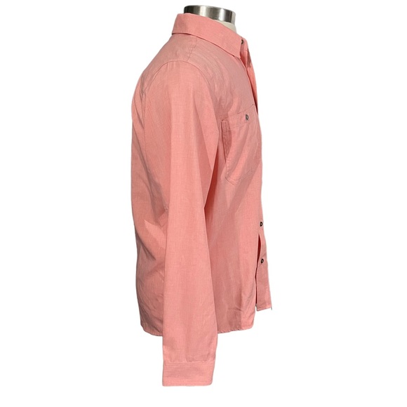 Orvis Men Tech Chambray Work Shirt Sz M Long Sleeve Button Up Quick Dry UPF 30+ - Picture 6 of 16